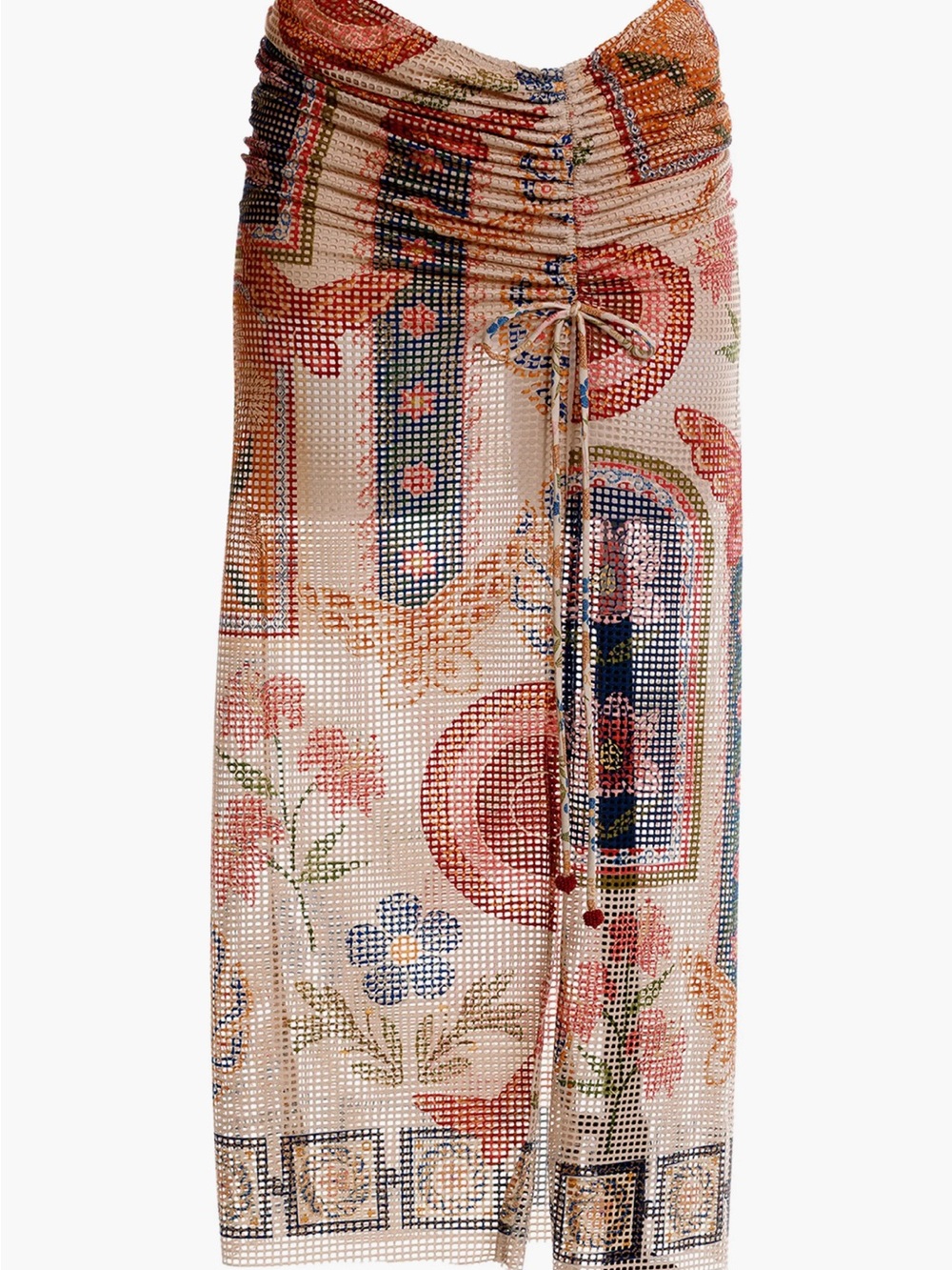 Agua Bentida Tock Fiore Cover-Up Skirt - Picture 4 of 10